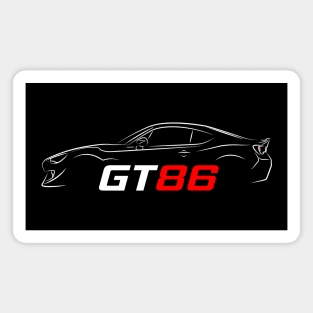 Silhouette GT86 Magnet